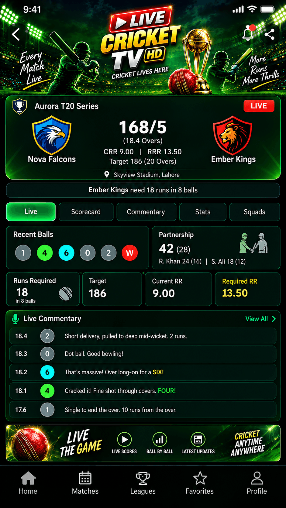 Live Cricket TV Score screenshot 3
