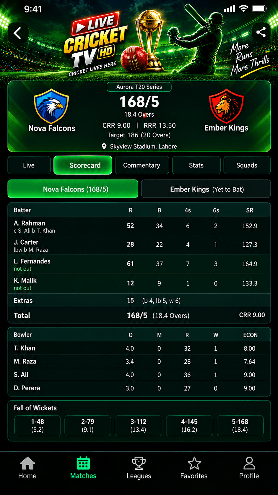 Live Cricket TV Score screenshot 4