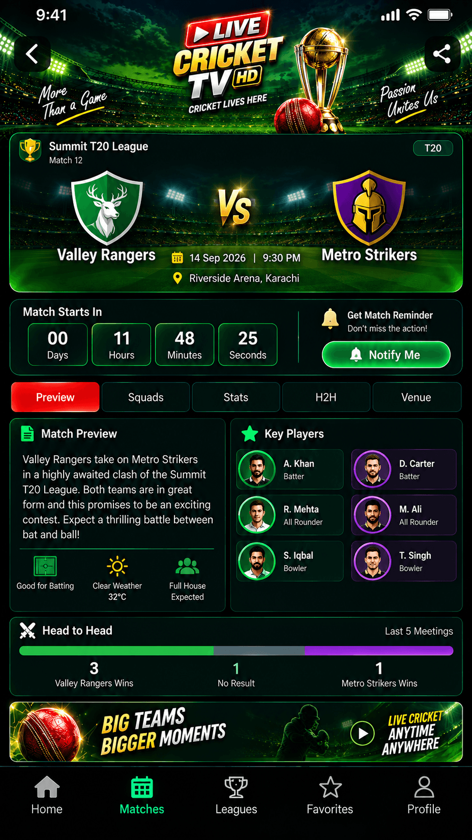 Live Cricket TV Score screenshot 6