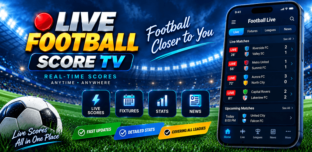 Live Football Score TV featured graphic