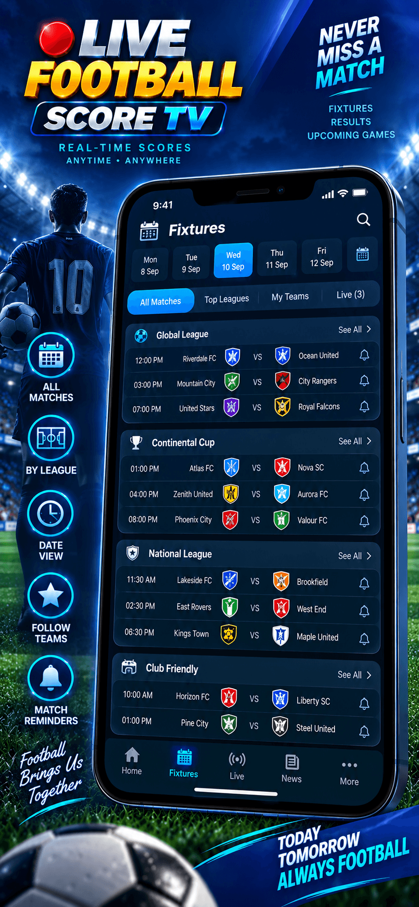 Live Football Score TV screenshot 2